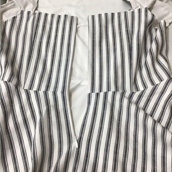by egreis Stripe Short Sleeve Flare Top Size XXL - Picture 11 of 12